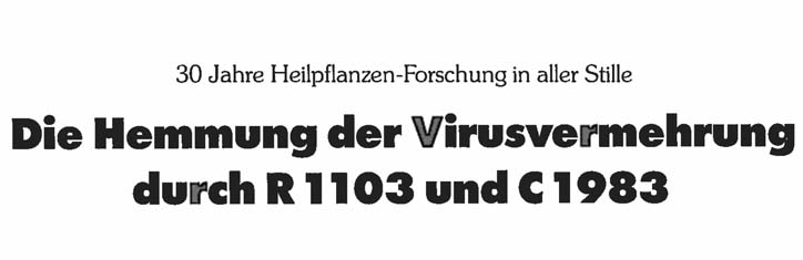 30 Jahre Heilpflanzen-Forschung in aller Stille