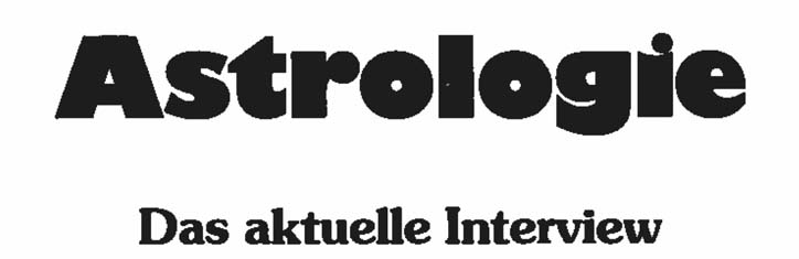 Interview mit der Astrologin Gisela Vogeley