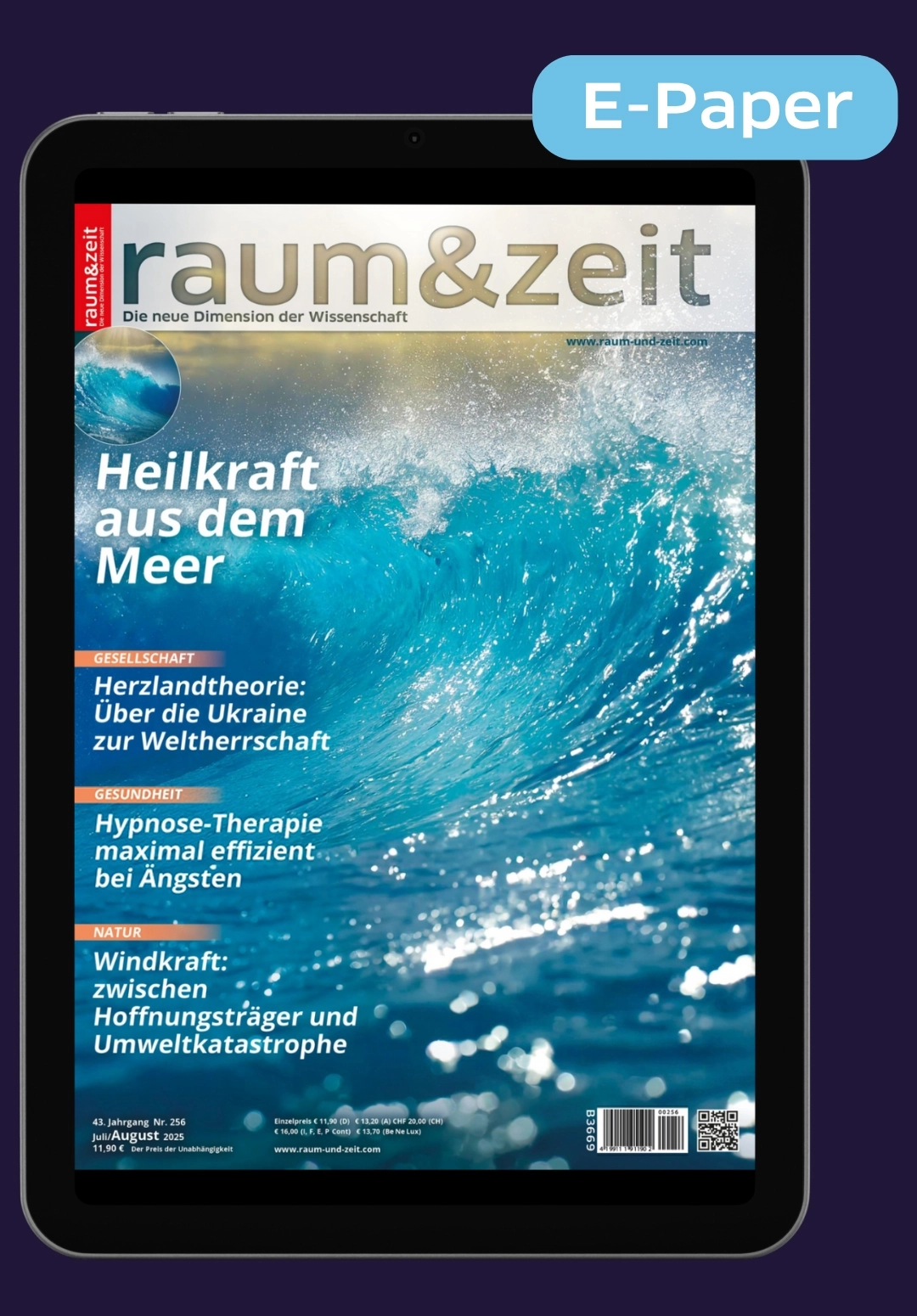 E-Paper Jahresabo raum&zeit
