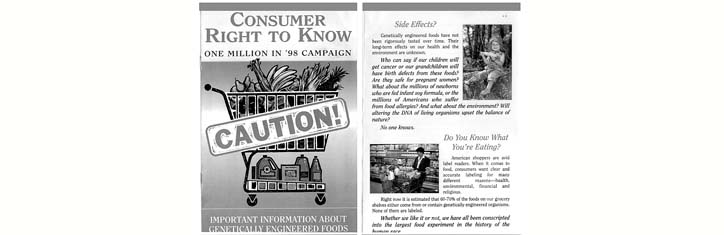 Amerikaner beginnen, sich gegen Genfood zur Wehr zu setzen!