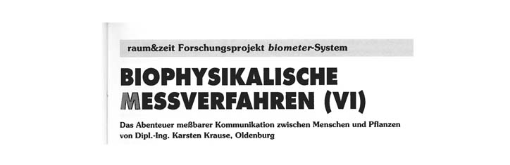 Biophysikalische Messverfahren Teil 6