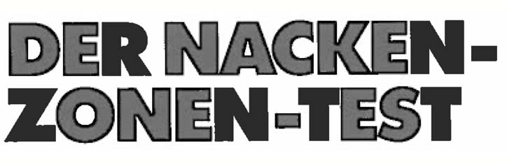 Der Nackenzonen-Test
