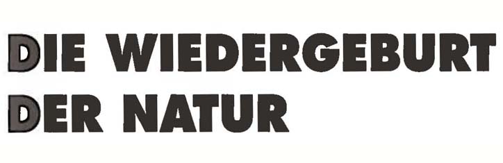 Die Wiedergeburt der Natur