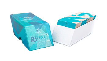 Kleines ROMBI mit 16 Holzblöcken