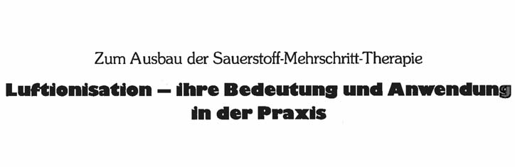Luftionisation – ihre Bedeutung und Anwendung in der Praxis