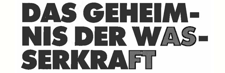 Das Geheimnis der Wasserkraft